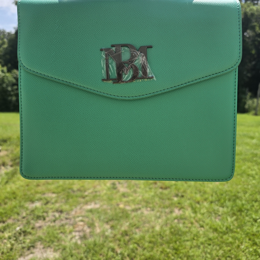 Bradley Mischka- Green Mini Satchel Briefcase Tote